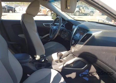 2012 Hyundai Veloster Base W/Gray from USA, damaged, VIN KMHTC6AD6CU028161